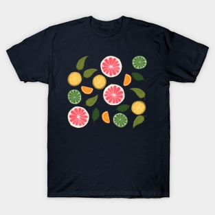 Delicious Hand-Drawn Citrus Fruit T-Shirt